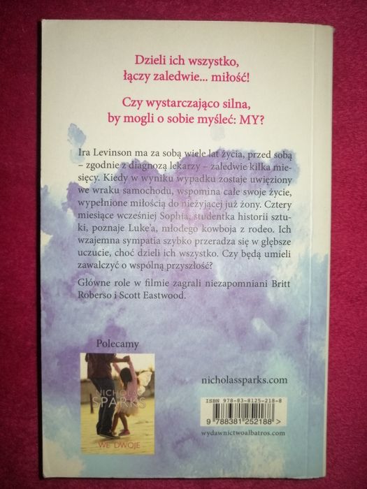 Książka Najdłuższa Podróż Nicholas Sparks