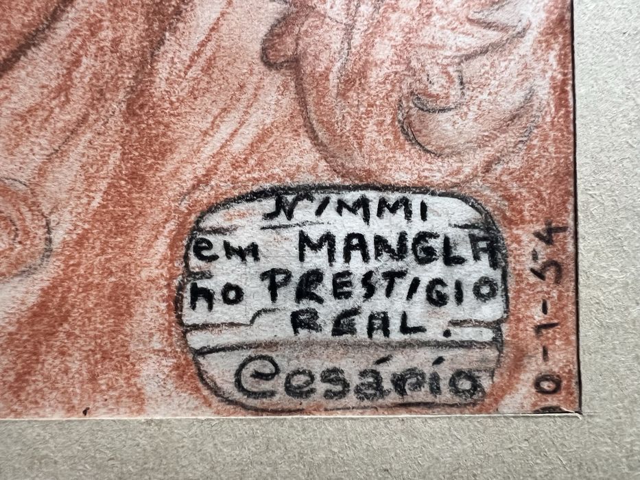 Quadro assinado 1954.