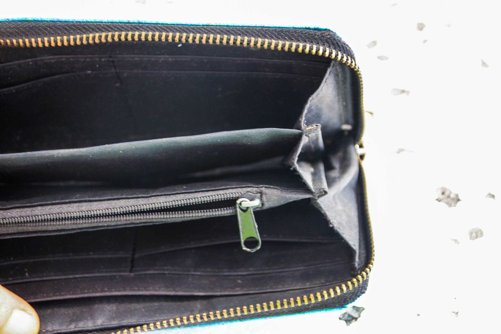 Portfel metaliczny cropp