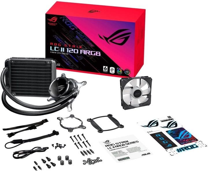 Водяне охолодження Asus ROG Strix LC II 120 ARGB Нові.Запаковані
