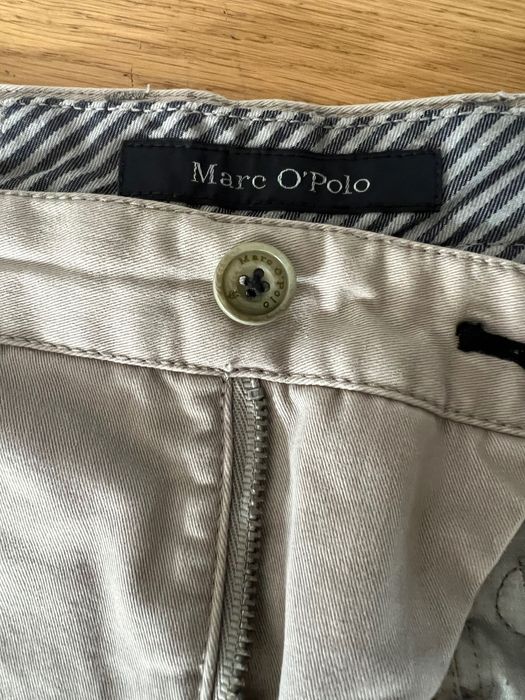 Chinosy męskie Marc O'Polo, beżowe, slim fit
