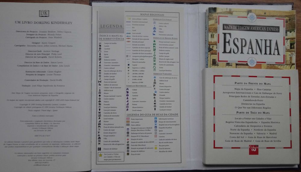 Mapa de Viagem American Express - Espanha