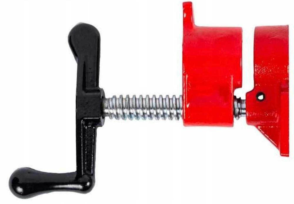 4 Imadła Ściski Rozpieraki Stolar + 8 Nakładek Bezkońcowy na Rurę 3/4