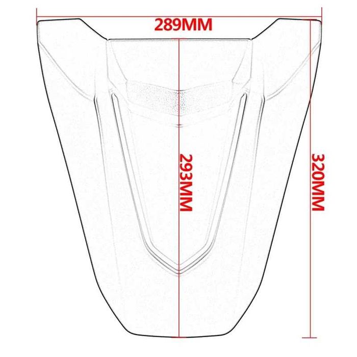 Cobertura banco passageiro para Honda CB650R CBR650R 2024