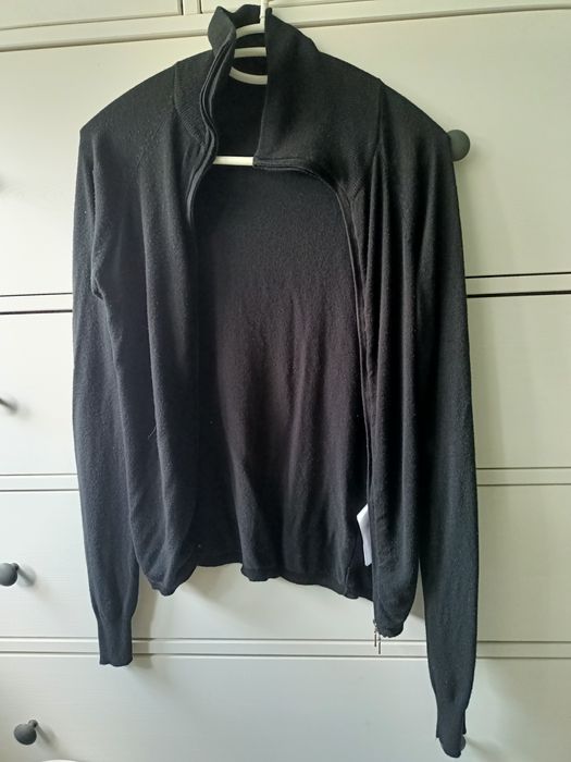 Rozsuwany sweterek/bluza z golfem