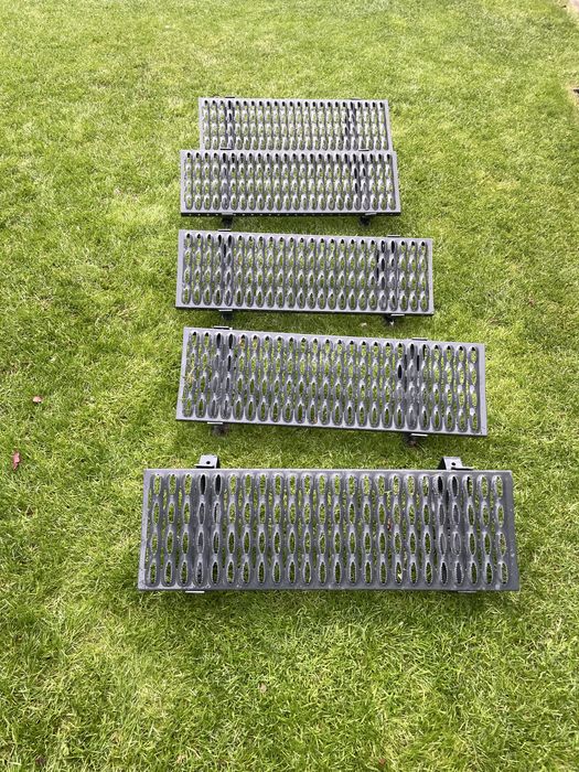 Stopnie dachowe, 5szt, 80x25cm