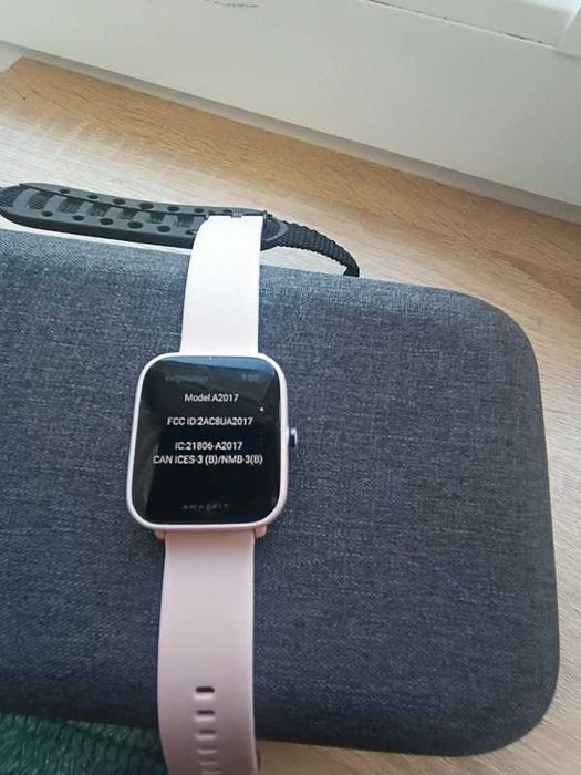 Różowy Smartwatch Amazfit Bip U A2017 1,43" 60 trybów BT pulsoksymetr