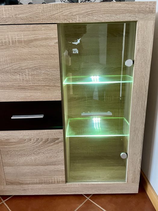 Conjunto de moveis de sala com LED