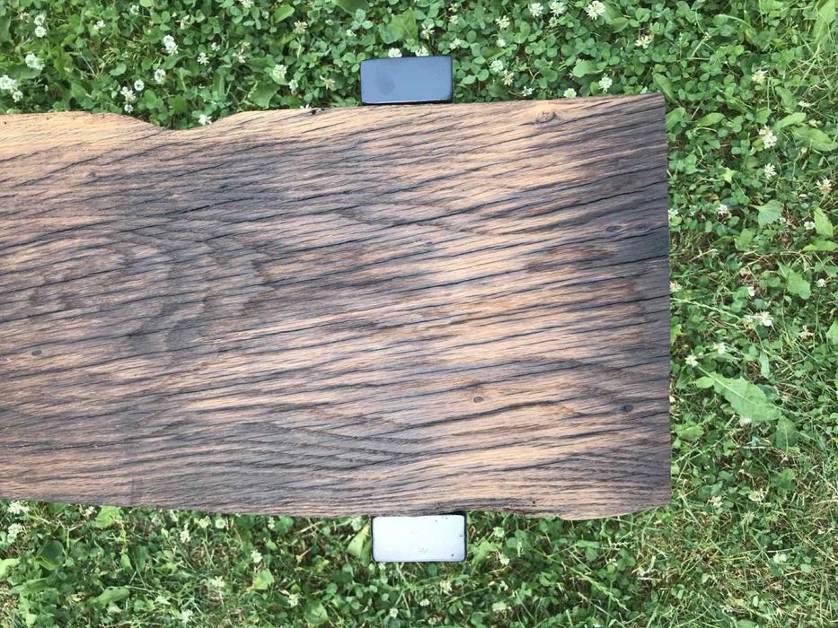 Лавка в стилі лофт з старого дуба