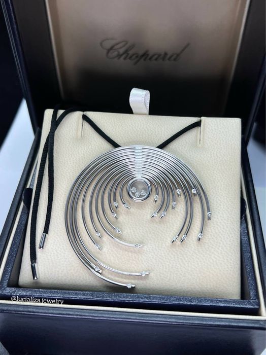 Золотое Колье Chopard Оригинал с бриллиантами