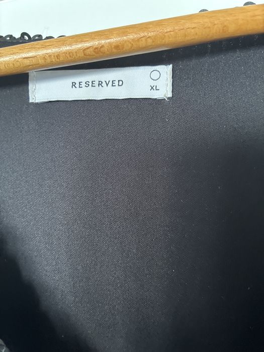 Czarna koktajlowa sukienka rozmiar XL