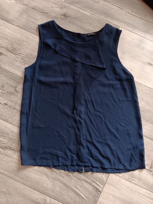 Granatowa bluzka koszula