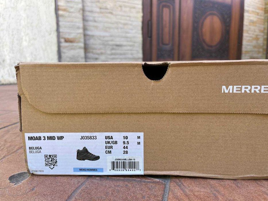 Черевики Merrell Moab 3 Mid WP Beluga 44 розмір