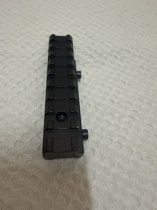 Calha picatinny 11mm para 22mm adaptador