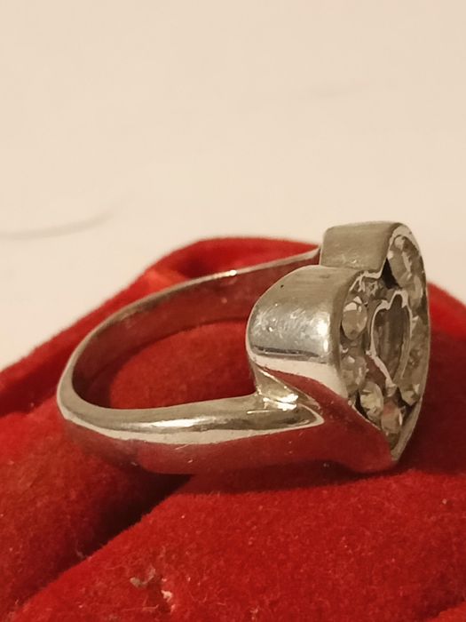 Pierścionek serce rozmiar 16