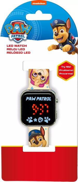 Zegarek LED z kalendarzem Psi Patrol PAW PATROL PW19961 Kids Euroswan. Nowy Produkt