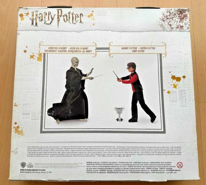 Harry Potter VS Lord Voldemort Wizarding World Doll Figure Mattel GOBLET SEALED