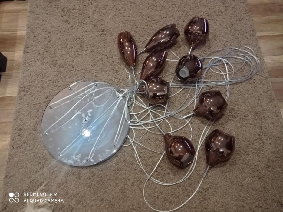 Żyrandol Długie lampy wiszące do salonu lub schodowa