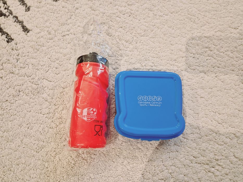 NOWY Zestaw bidon śniadaniówka zestaw śniadaniowy Ostróda Cup