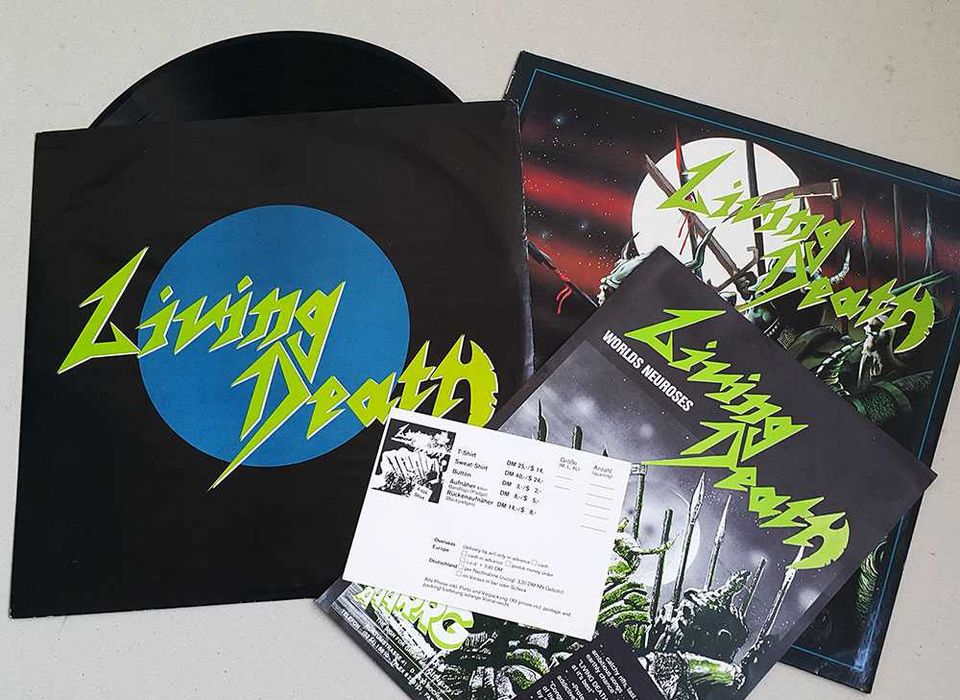 Living Death Worlds Neuroses LP Vinyl 1989 płyta winylowa Winyl