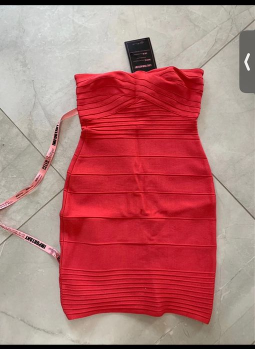 sukienka bandażowa Herve leger metka