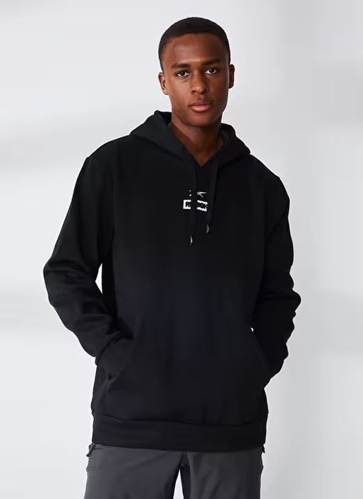 REEBOK (L) Thermowarm + Graphene Technology Hoodie чоловіче худі на флісі плотне кофта цент лого