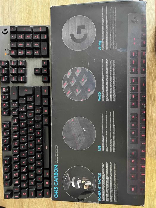 Teclado Mecânico Logitech G413 Carbon – Impecável!