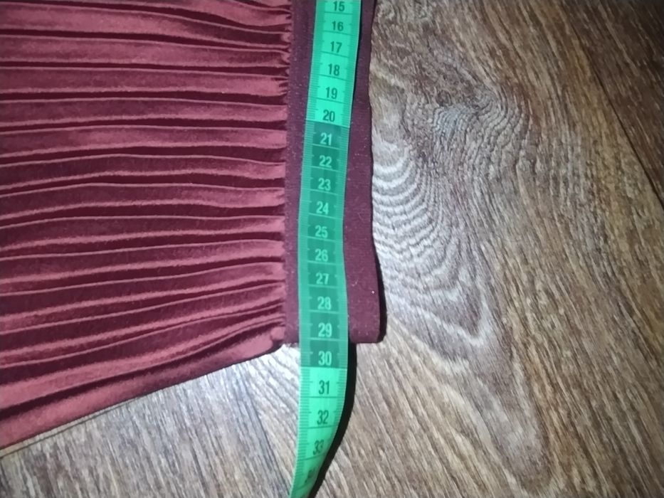 Спідниця плісерована шоколадного кольору