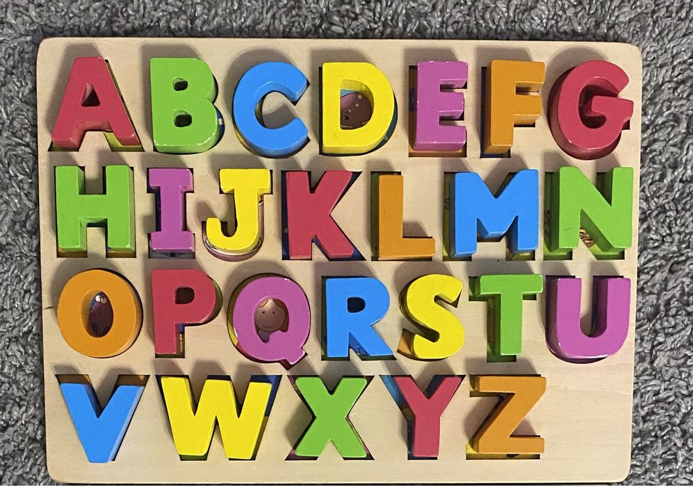 Втулки. Деревʼяні вкладиши пазли. Магнітний пазл