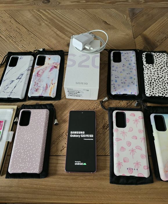Samsung S20 FE + 7 capas burga + película