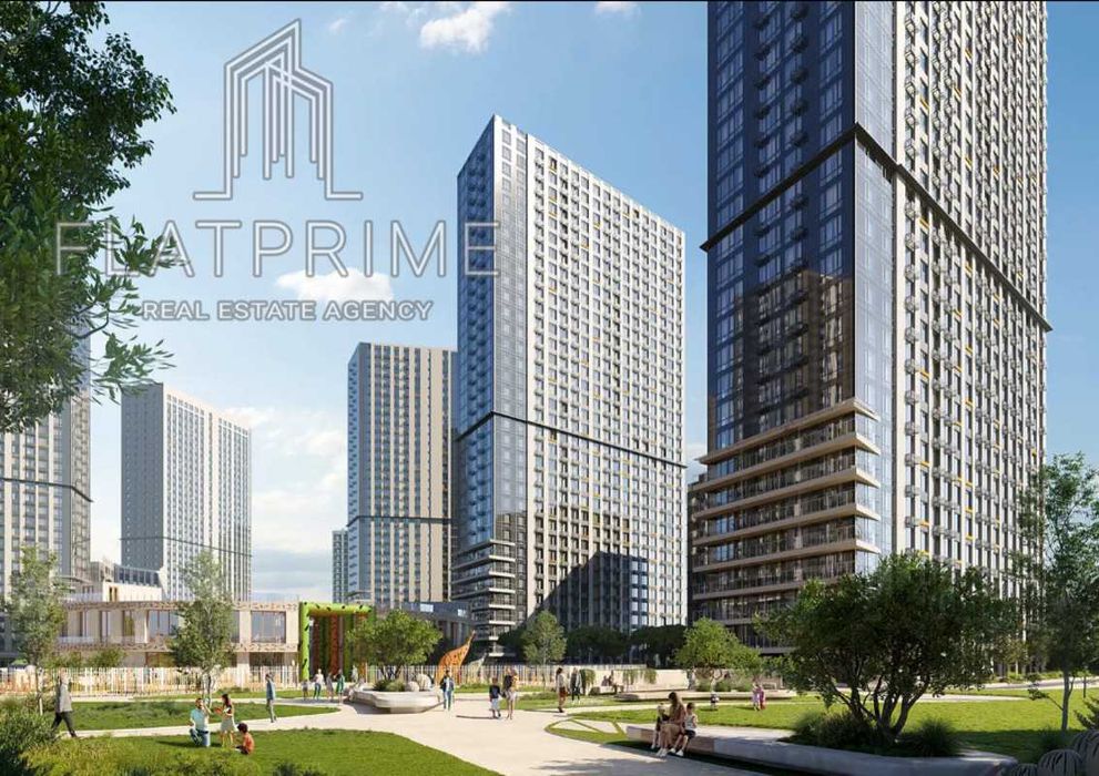 2-кімнатна квартира в ЖК «Метрополіс» — 34 поверх, панорама міста,БЕЗ%