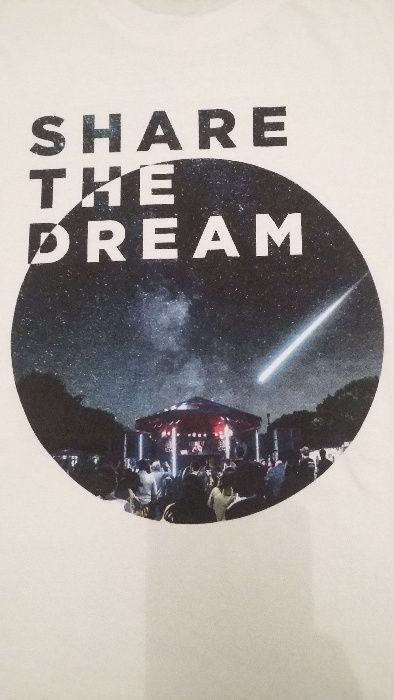 Camisola NOS ALIVE "Share the dream" + caixa - NOVA