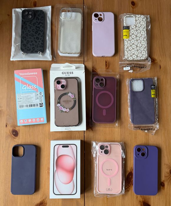 iPhone 15 128GB różowy pink stan idealny bez rys