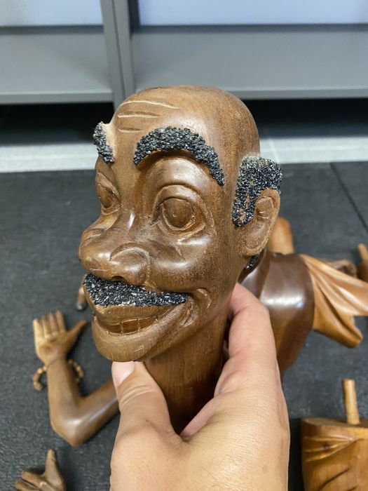 Boneco Madeira Cuba (Músico Cubano) 66cm