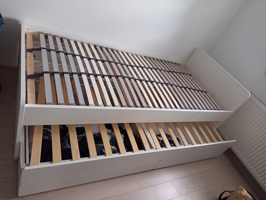 Łóżko ikea z szufladami