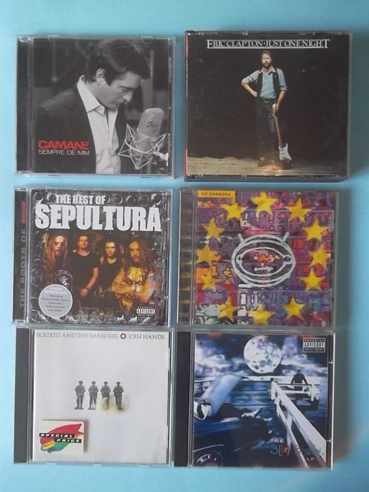 Vários lotes de CDs como NOVOS, ver fotos, música pop/rock/outros.