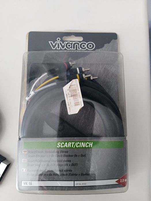 Scart Cables, 10m Extension + 3 Scart Cables and Adapter63825797823491124