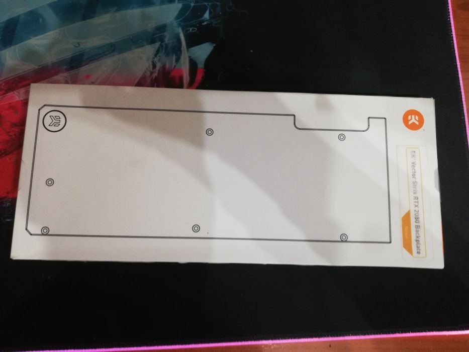 Backplate rtx 2080 EK Vector