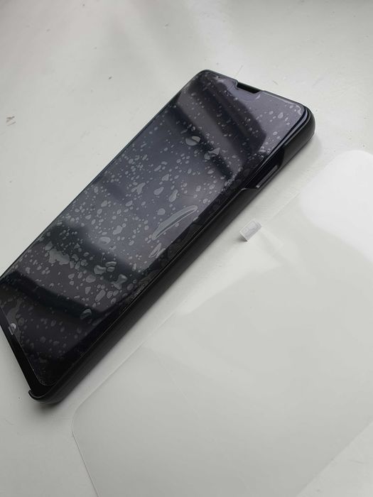 Чехол книжка Clear View на Samsung Galaxy S10 Plus/G975-черный