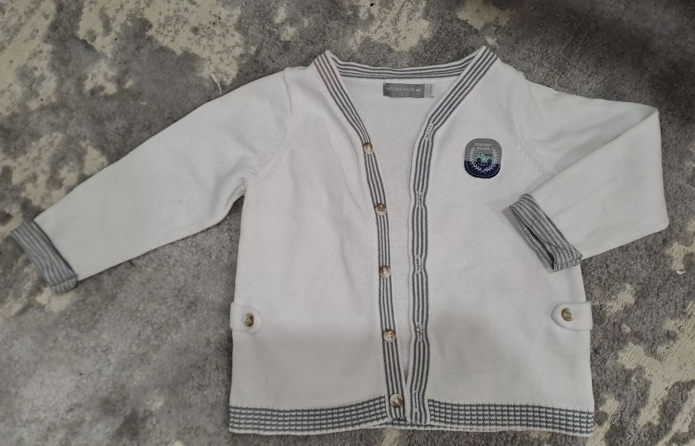 Casaco de malha bebé 6-9 meses