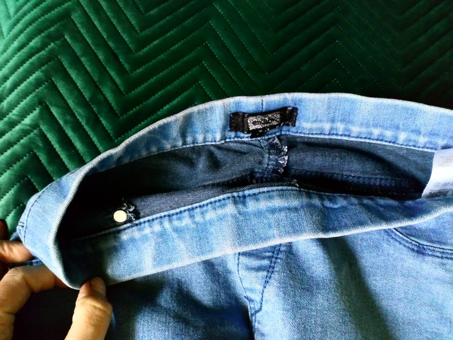 Jeansy stretch rurki, rozmiar 152