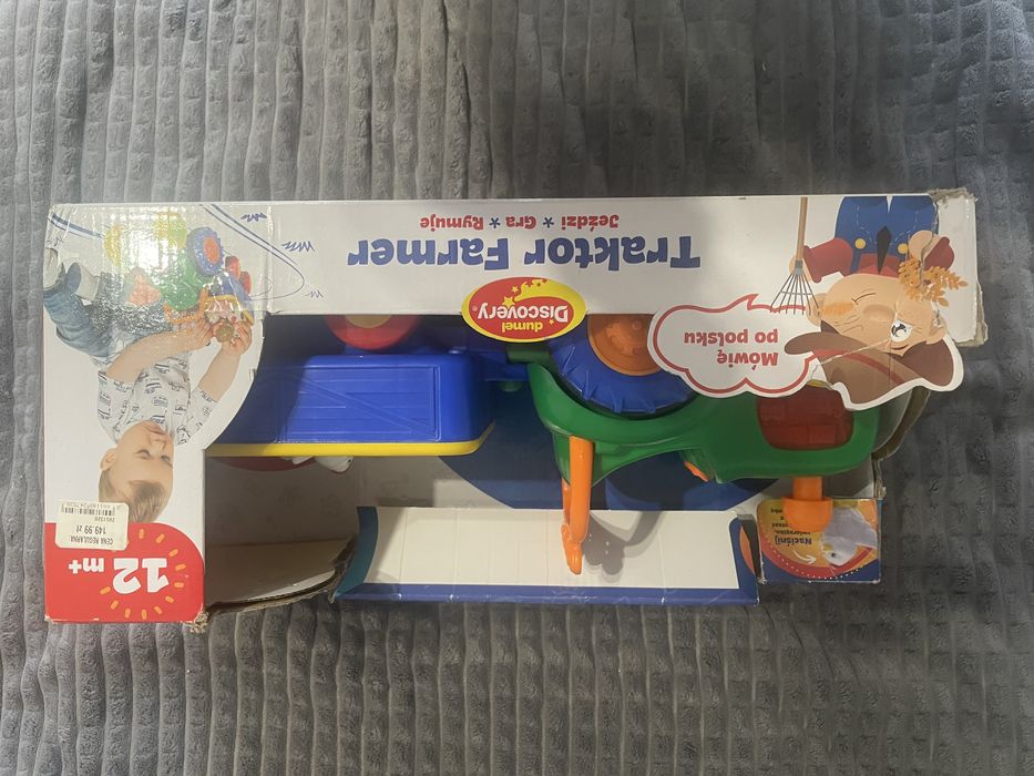 Zabawka dziecięca traktor farmer jeździ gra rymuje 12 m+ traktorek dla dziecka