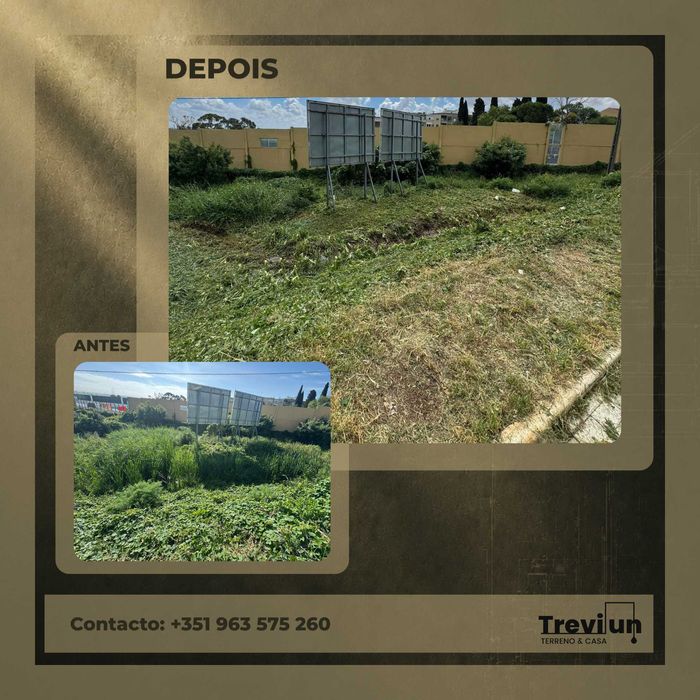 Limpeza de Terrenos e Jardins - Serviço Profissional