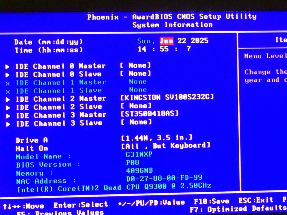 Motherboard Foxconn G31MXP (LGA775 DDR2 iG31 SATA IDE PCIe