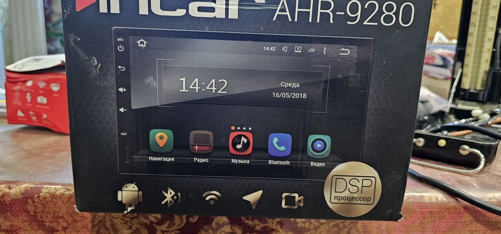 Универсальная 2DIN магнитла с DPS, GPS Incar AHR-9280 Экран 7",