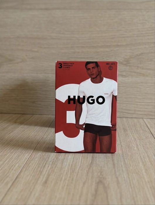3 pak koszulek Hugo (opis)