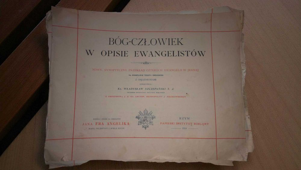 BÓG-CZŁOWIEK w opisie Ewangelistów 1914