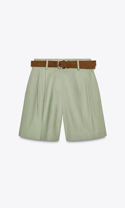 Шорти-бермуди Zara льон