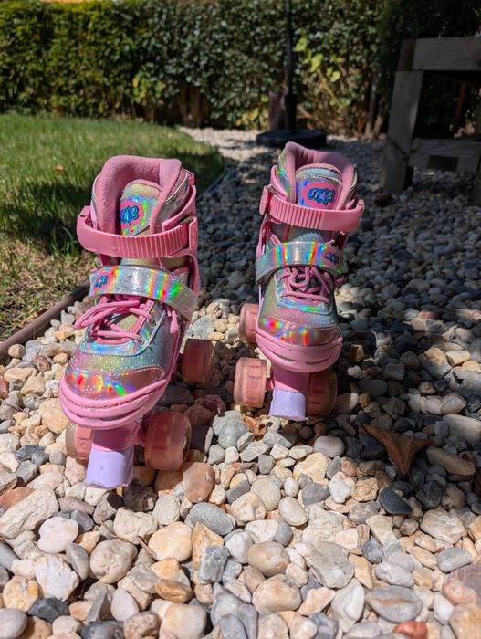 Patins de rodas com luzes tamanho ajustável ( 34-37)