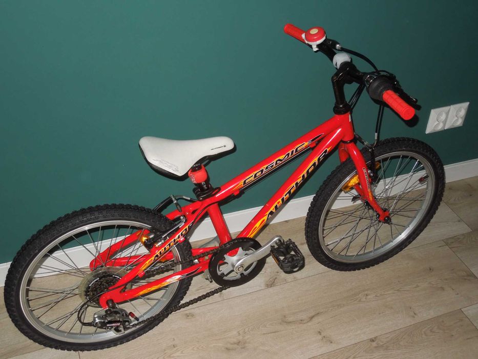 Bardzo lekki AUTHOR Cosmic 20’ SUPER stan aluminiowy rower + dodatki!